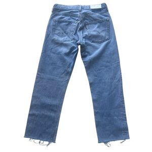 Re/Done Reconstructed Levi’s 100% Cotton Straight Button Fly Distressed Jeans 24